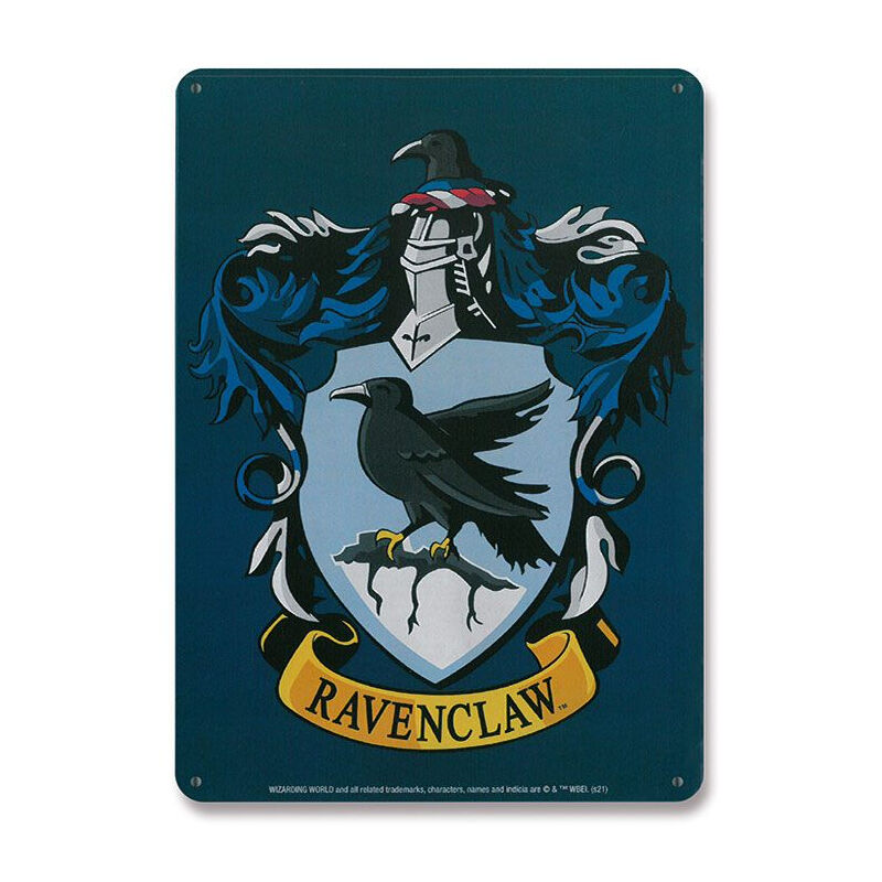 Harry Potter Panneau Métal Ravenclaw 15 X 21 Cm Logoshirt B829530
