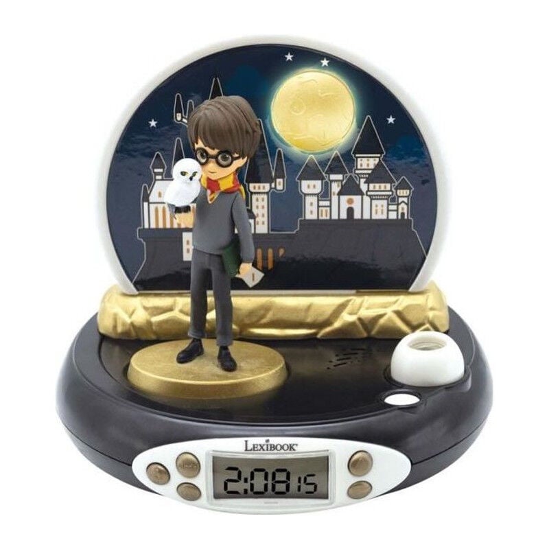 Les Tendances - harry potter - Reveil Projecteur 3D - Sons magiques