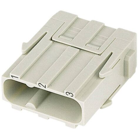 Harting 09 14 003 3002 Inserto maschio Han® C-Modul 3 + PE A vite 1 pz.