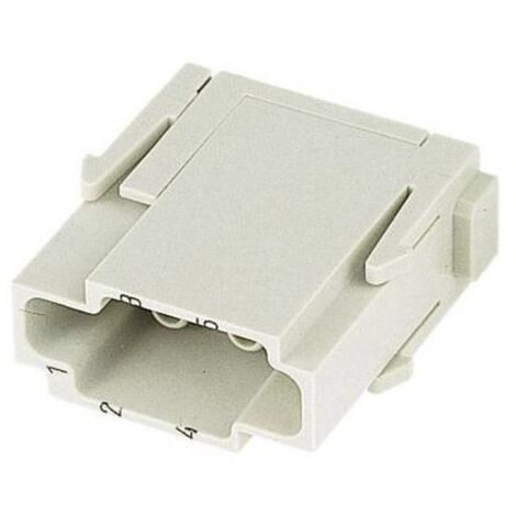 Harting 09 14 006 3001 Inserto maschio Han® C-Modul 6 + PE A crimpare 1 pz.