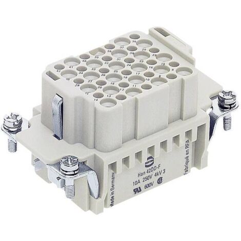 Harting  09 16 042 3101 Inserto femmina Han® DD 42 + PE A crimpare 1 pz.