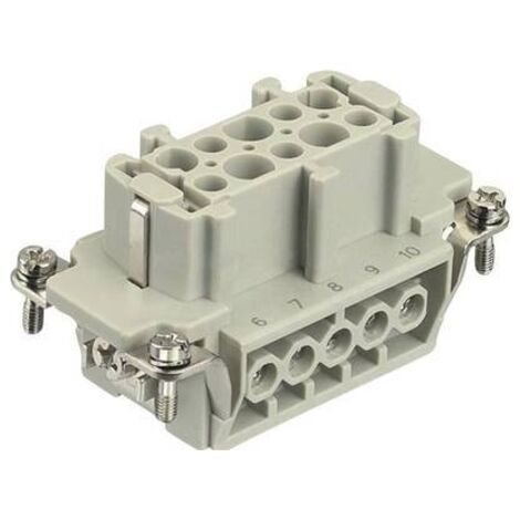 Harting 09 33 010 2701 Inserto femmina Han® E 10 + PE A vite 1 pz.