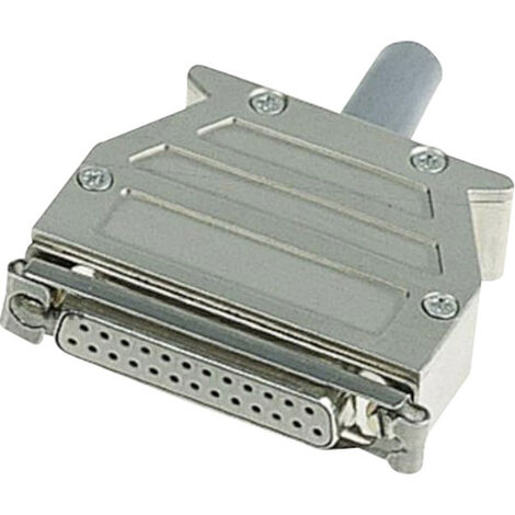 HARTING 09 67 015 0453 09670150453 D-SUB Gehäuse Polzahl: 15 Kunststoff, metallisiert 180 ° Silber 1