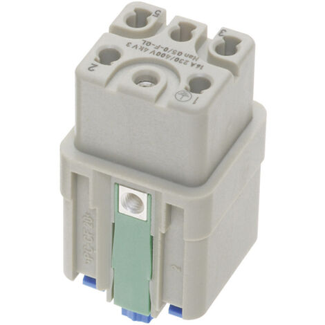HARTING 09120052733 Buchseneinsatz Han® Q 5 + PE Han-Quick Lock® 1 St.