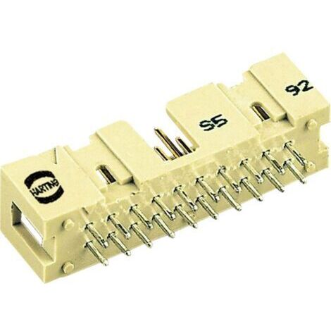 HARTING 09185066324 Connecteur mâle Nombre total de pôles 6 Nbr de rangées 2 1 pc(s) D15100