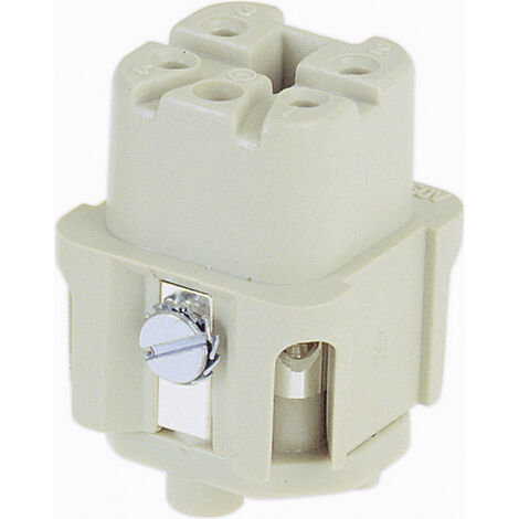 HARTING 09200032711 Buchseneinsatz Han® A 3 + PE Schrauben 1 St.