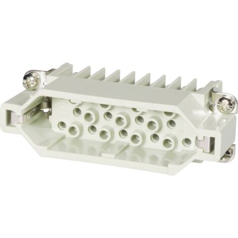 HARTING 09210253001 Inserto maschio Han® D 25 + PE A crimpare 1 pz.
