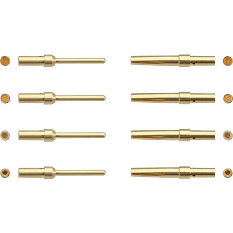 HARTING 09670008576 09 67 000 8576 Stiftkontakt AWG min.: 24 AWG max.: 20 Vergoldet   1 St.