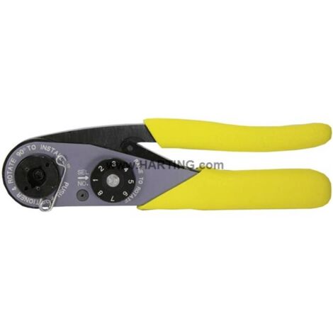Harting pinza manuale 09 99 000 0501 blu