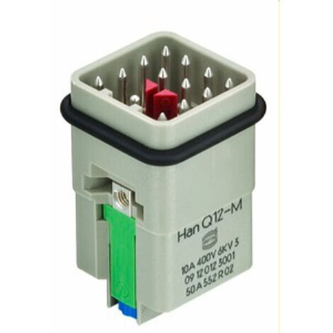 Harting Stiftkontakt 09120123001 Han Q12-M-QL