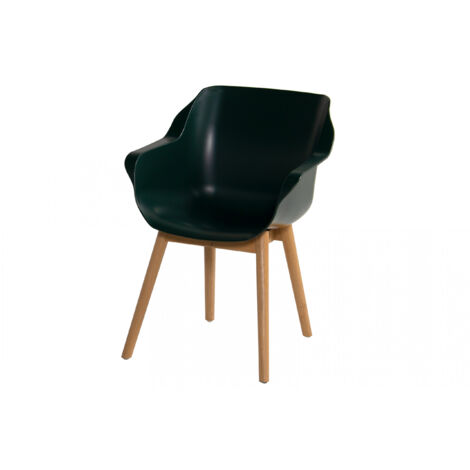Hartman Sophie Teak Dining Stuhl dunkelgrün