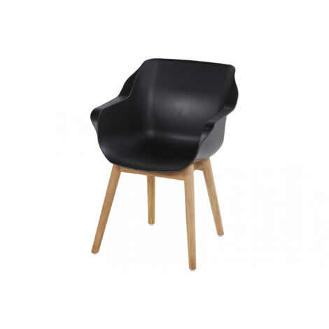 Hartman Sophie Teak Dining Stuhl schwarz