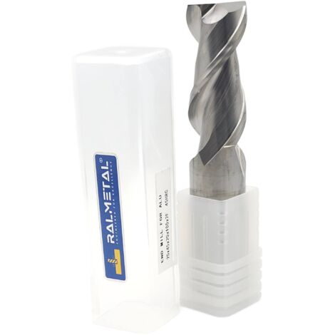 Hartmetall-Schaftfräser für Aluminium VHM, 2 Schneiden, 20 x 45 x 100 mm, 45 HRC
