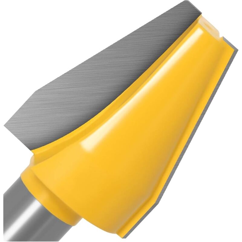 Image of ZVD - Hartmetall-Fräser – 4 Stück, 12 mm Schaft, vertikale konvexe Platte
