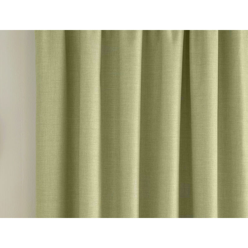 Harvard Pair of 117x137cm Blackout Curtains, Green