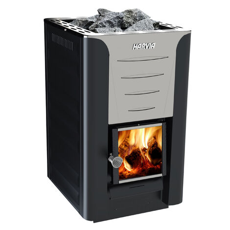 Harvia Pro 20 Sauna Holzofen 24,1 kW Saunaofen Holz mit BImSchV Stufe 2
