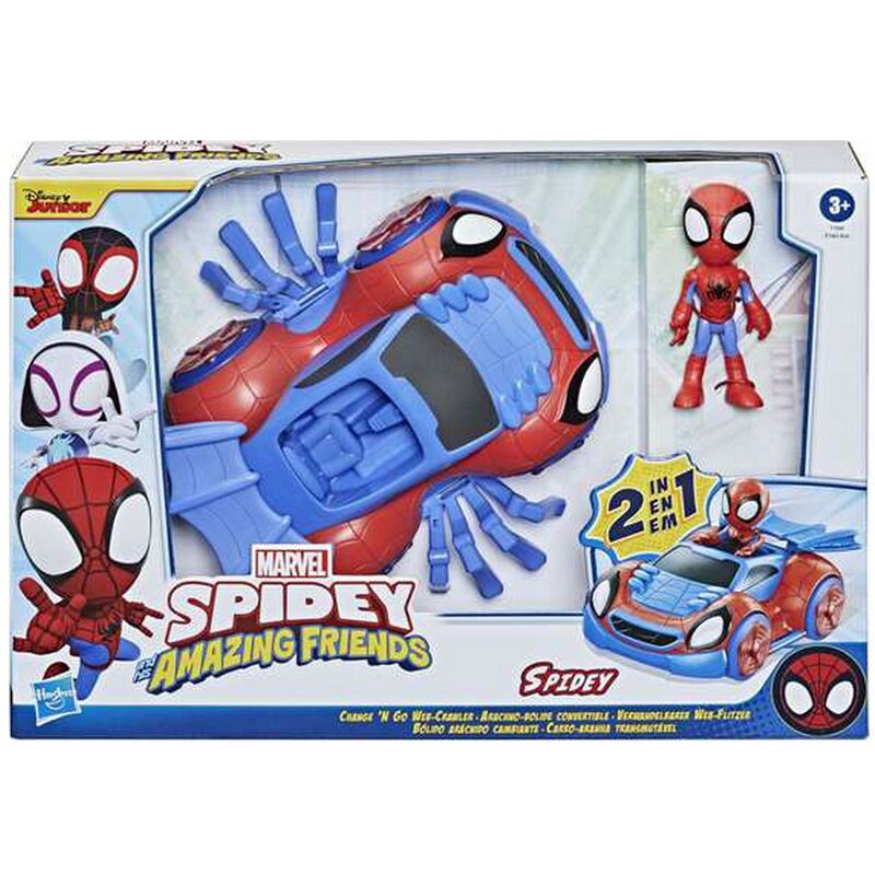 

Vehículo Spidey Amazing Friends Convertible - Hasbro