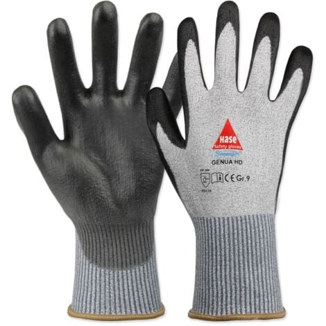 HASE SAFETY GLOVES Schnittschutz-Arbeitshandschuhe Genua HD, Größe 10