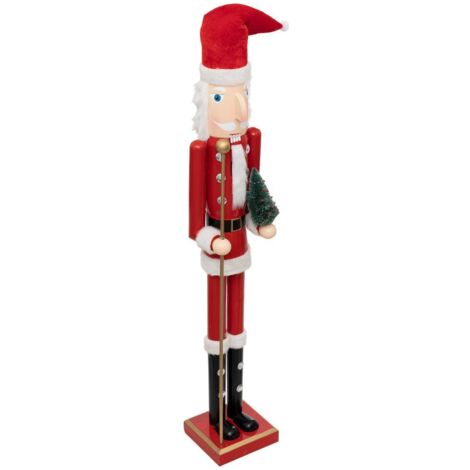 Haselnussknacker Weihnachtsmann H106cm - Feeric lights & christmas