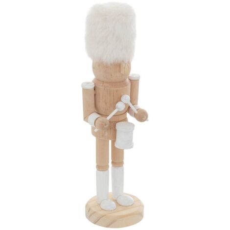 HASELNUSSKNACKER WEISSES HOLZ H25 - Atmosphera créateur d'intérieur