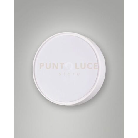 HATTON PLAFONIERA BIANCA 1 LUCE ATTACCO E27 D.25CM  C/SENSORE