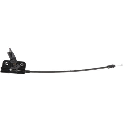 Haubenentriegelungskabel mit Griff 68257542AA Flexibles und robustes Zugkabel aus schwarzem Metall