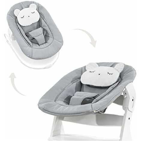 Hauck 2 en 1 Transat Bébé et Siège pour Chaise Haute Alpha Bouncer/dès la Naissance...
