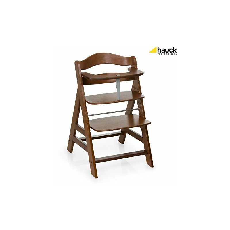 Alpha+ Traditional high chair Hard seat Walnut - Hauck
