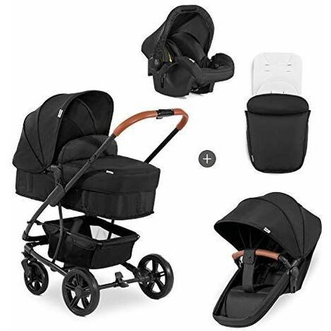Hauck Poussette Combinée Pacific 4 Shop N Drive / Nacelle Souple Convertible en Siège...