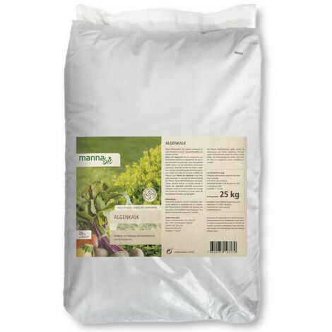 Hauert Manna Bio Algenkalk 25 kg Bodenaktivator Bodenverbesserer Buchsbaumschutz