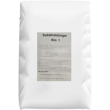 Hauert Substratdünger Bio 1 Dünger 20 kg Aufdüngung Containerkulturen
