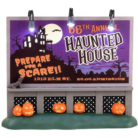 Haunted House Billboard - LEMAX COD. 34075