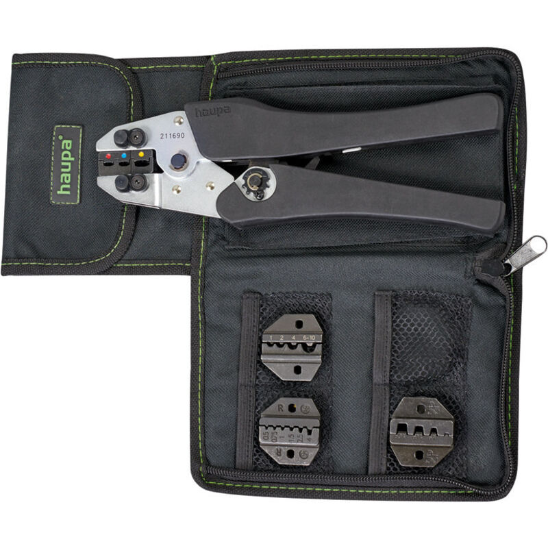 Haupa X-crimp Plus Presse Mit Schnellwechselmatrizen