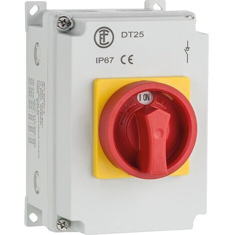 Haupt-Not-Aus-Reparaturschalter DS032 3931-T99/34-DV-MRG 3x32A, 1S/1Ö, N+PE Klemme