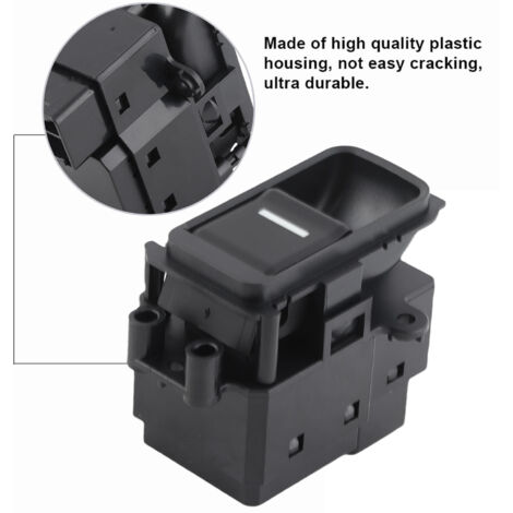 Hauptschalter für elektrische Fensterheber, 35770 SDA-A01, Premium-Kunststoff, schwarz