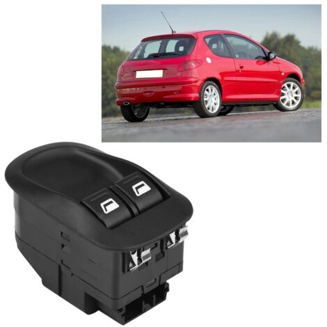 Hauptschalter für elektrische Fensterheber für Peugeot 206 (6554WQ) - Kompatibel mit Baujahren 1998-2010