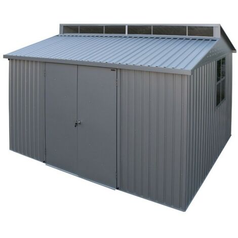 Haus aus Aluminium 10'x8' Duramax 323 x 243 x 235 cm Farbe Grau, von Ezooza