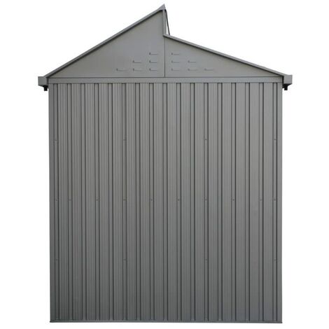 Haus aus Aluminium 8'x6' Duramax 263 x 182 x 230,5 cm Farbe Grau, von Ezooza