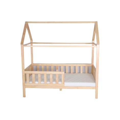Hausbett 80x160 cm Kiefernbett mit Lattenrost