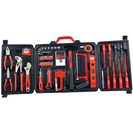Haushalts-Werkzeugsortiment im Koffer, 60-teilig M29065