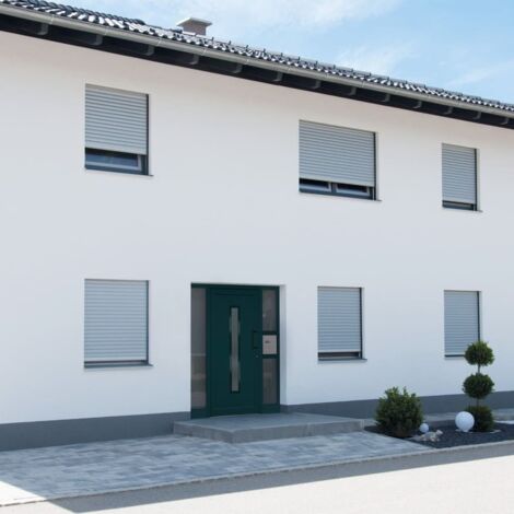 Haustür Anthrazit 108x208 cm PVC vidaXL