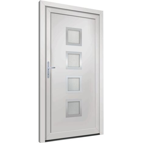 Haustür Weiß 98x190 cm PVC vidaXL