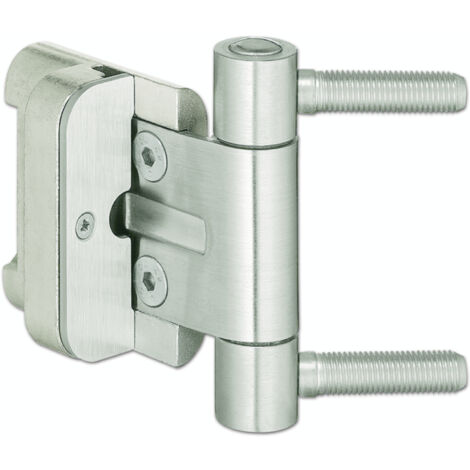 Haustürband BAKA 2D/20 RZ 57 Stiftsicherung, Zapfen 9,9 x 57 mm, verzinkt silber
