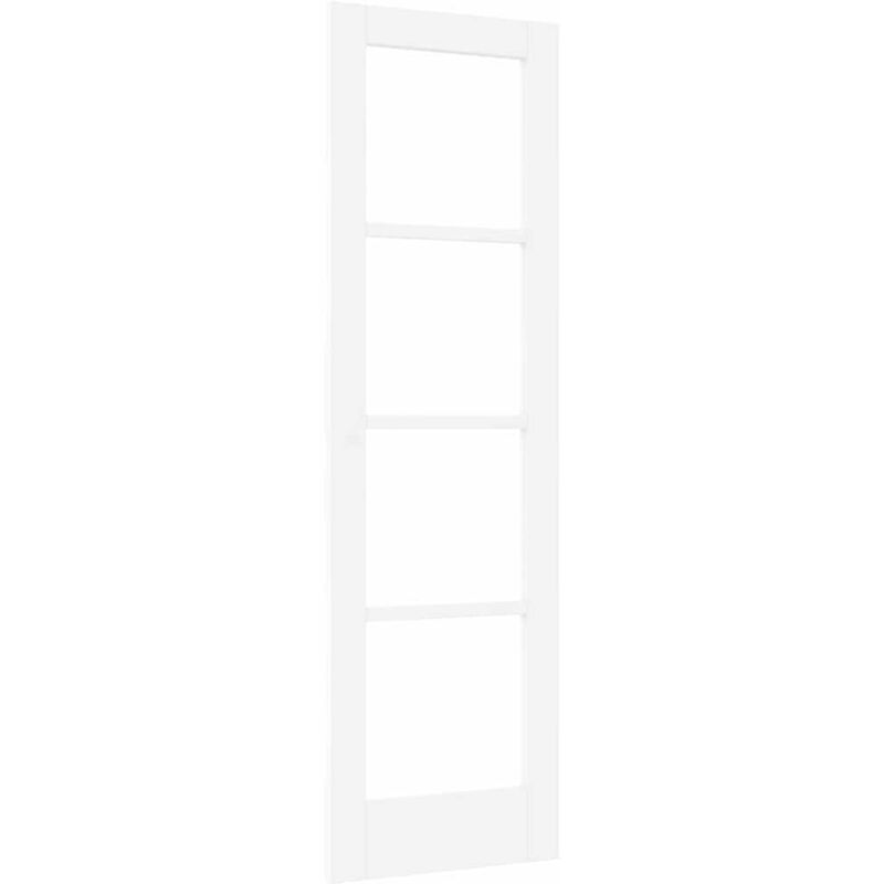 Innend Tür Mit Glas Weiß 61 X 198.5 Cm Vidaxl