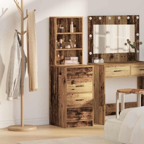Haut Armoire-Meuble de rangement Bois ancien 40 x 41 x 135 cm Bois d'ingénierie 723027