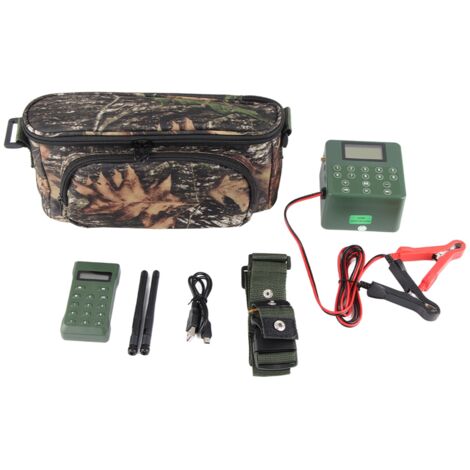 Haut-parleur 100W puissant pour appel d'oiseaux, outil de chasse extérieur avec lecteur de sons