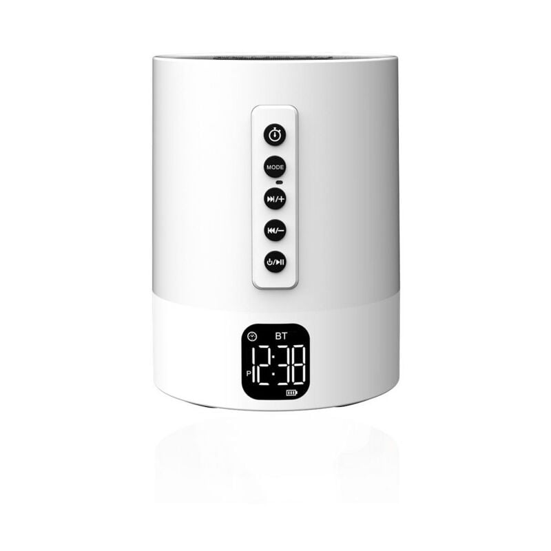 Ugreat - Haut-parleur Bluetooth avec réveil lumineux avec lumière tactile à intensité variable