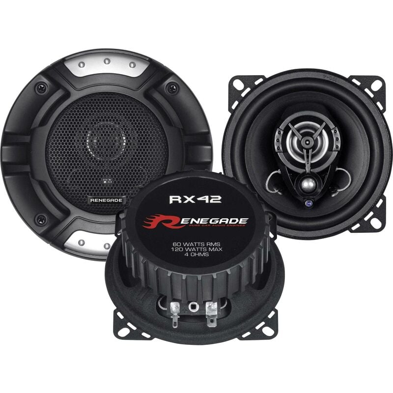 Renegade RX42 Haut-parleur coaxial 2 voies à encastrer 120 W Contenu: 1 paire(s) Q779322