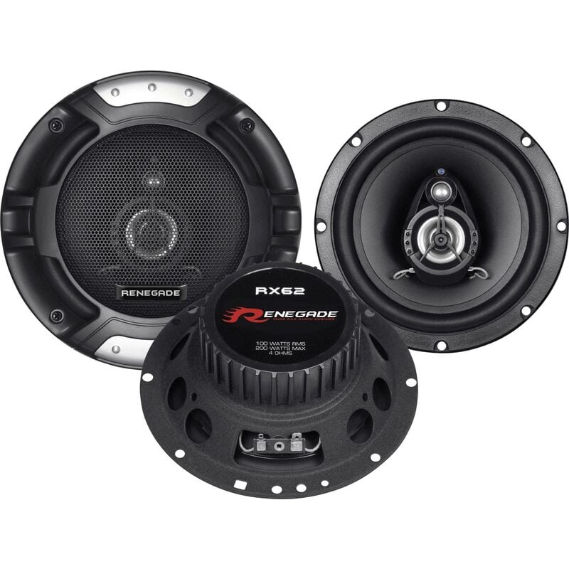 Renegade - RX62 Haut-parleur coaxial 2 voies à encastrer 200 w Contenu: 1 paire(s) Q779172