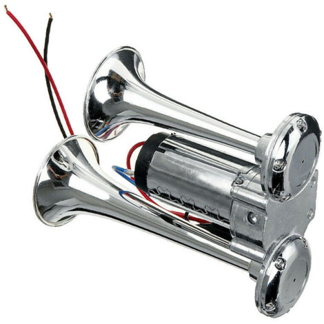 Haut-parleur électrique pour klaxon de voiture, 150db, double trompette, Air 12V, avec relais pour bateau et camion.